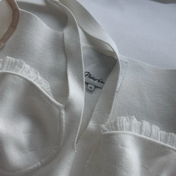 Phillip Lim 3.0 halter neck pointelle top - Picture 2 of 5